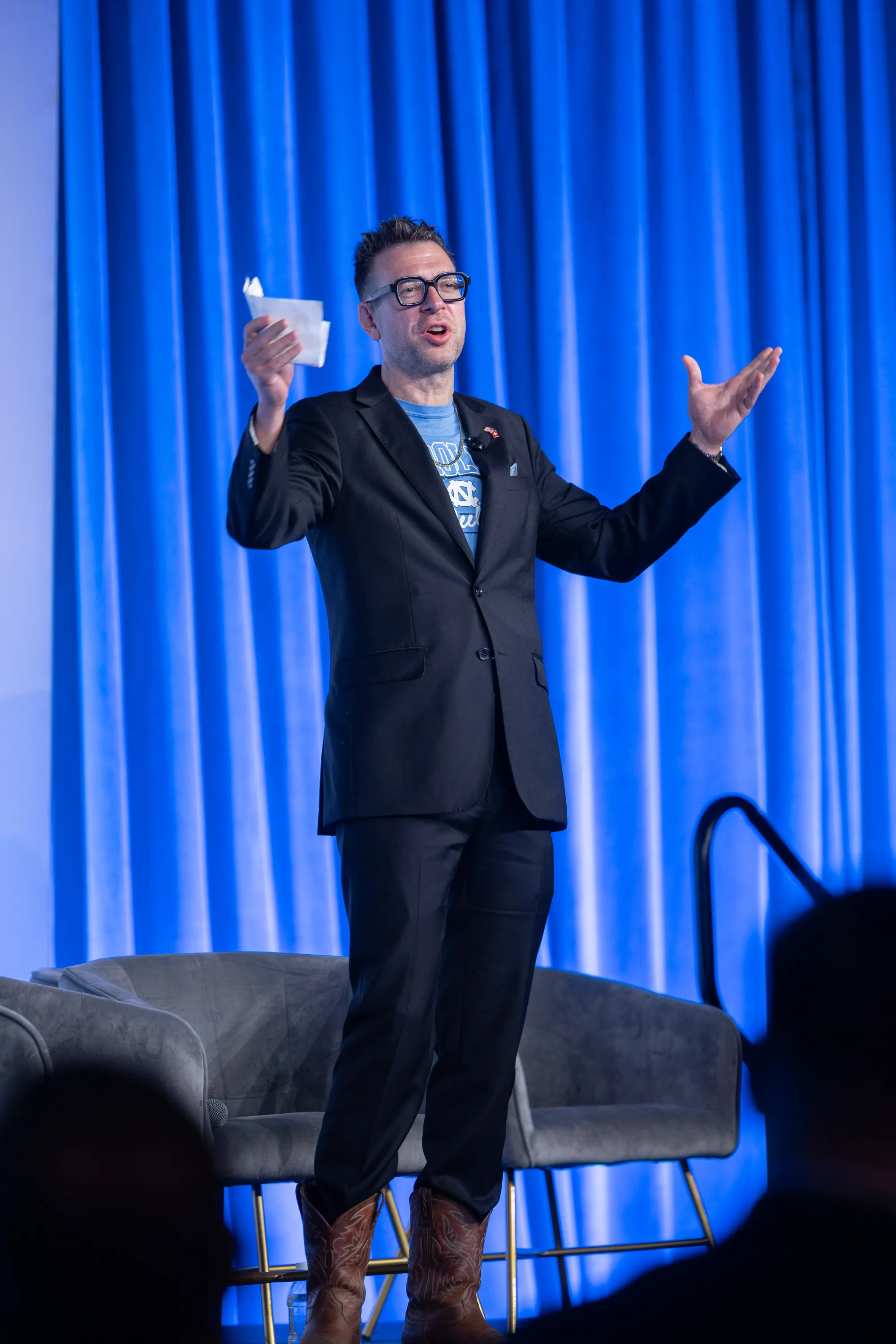 Flavio Frohlich on stage